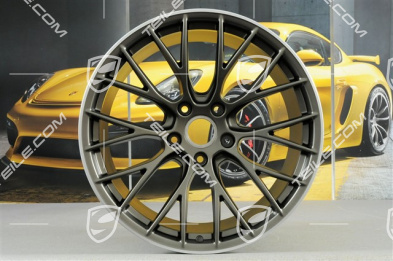 20" Komplet felg RS SPYDER Design, 8,5J x 20 ET49 + 11,5J x 20 ET56, platyna satynowy mat