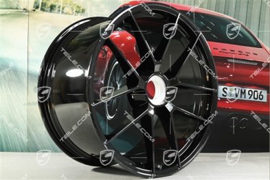 21" felga Carrera GTS, 11,5J x 21 ET79, montaż na centralną śrubę, czarny wysoki połysk