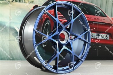 GT4 RS / Spyder RS 20" Felgen Satz, Aluminium, 8,5J x 20 ET61 + 11J x 20 ET50, indigoblau