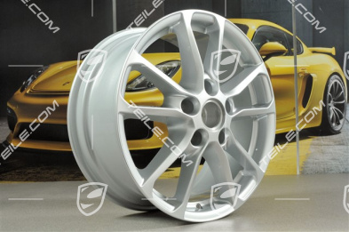 18-inch Cayenne Facelift 2014->, 8J x 18 ET 53, Brilliant Silver