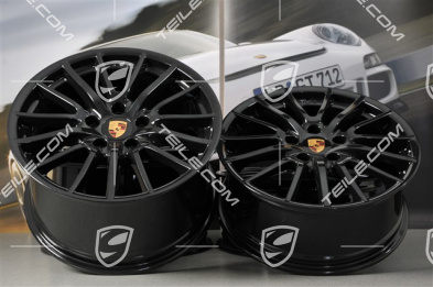 19-inch SportDesign wheel set, black, 8J x 19 ET57+ 11J x 19 ET67