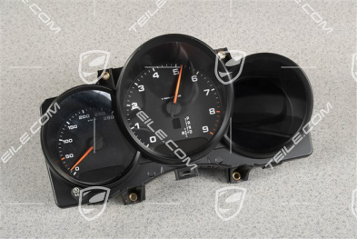 Kombiinstrument / Tacho, Zifferblätter in Schwarz, PDK