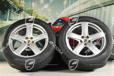 19" "Sport Classic" koła zimowe komplet, felgi 8,5J x 19 ET21 + 9J x 19 ET21 + opony zimowe Pirelli 235/55 R19 + 255/50 R19, z czujnikami ciśnienia RDK