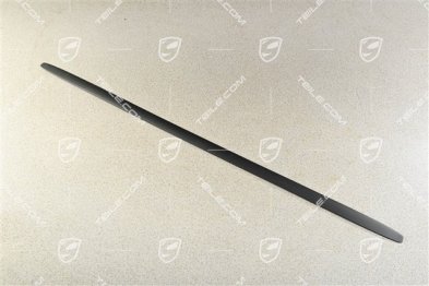 Dach Zierleiste, Satin Schwarz