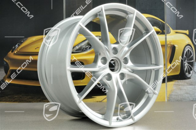 20" Felgensatz Carrera S IV, 8,5J x 20 ET49 + 11J x 20 ET56, für Winterbetrieb, C4/C4S/GTS, Brilliantchromlack
