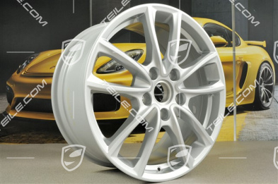 19" Felga Panamera S, 9J x 19 ET64, brylantowy srebrny