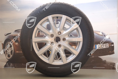 18" Komplet kół letnich Cayenne, felgi 8J x 18 ET53 + opony Continental 255/55 R18
