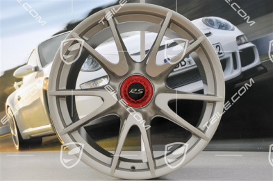 19" GT3RS II 4.0 / GT2RS Felgensatz, Weissgold-Metallic, vorne 9J x 19 ET47 + hinten 12J x 19 ET48