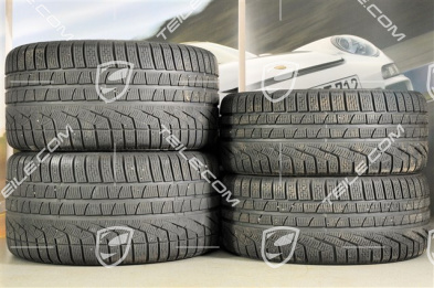 18" Komplet kół zimowych Carrera IV, felgi 8J x 18 ET57 + 11J x 18 ET51 + NOWE opony zimowe 235/40 R18 + 295/35 R18
