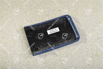 Ascher Blende, Kunstleder, Cobaltblau