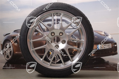 20-inch RS Spyder winter wheel set, wheels: 9,5J x 20 ET65 + 10,5J x 20 ET65 + Continental winter tyres 255/40 R20 + 285/35 R20, without TPM sensors