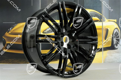 21-inch Turbo III alloy wheels set, 9J x 21 ET26 + 10J x 21 ET19, black high gloss