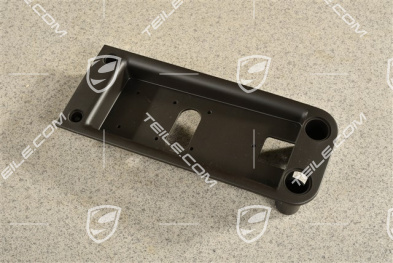 The base of the phone in the center console