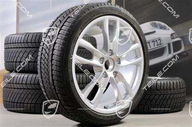 19" Winterräder Satz Boxster S, 8J x 19 ET57 + 9,5J x 19 ET45, Continental WinterContact Winterreifen 235/40 R19 + 265/40 R19, DOT 2012, ohne RDK-Sensoren