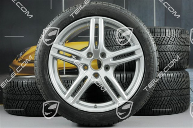 20" Winterräder Satz "Panamera Turbo", Felgen 9,5 J x 20 ET71 + 10,5 J x 20 ET71 + Michelin Pilot Alpin 4 Winterreifen 275/40 R20 + 315/35 R20