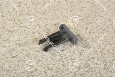 Roof molding rear cap, R