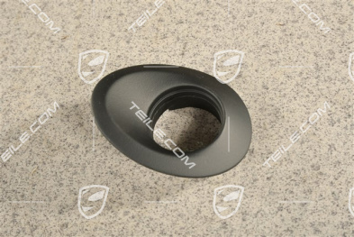 Abdeckung / Rosette für Zündanlassschalter, Schwarz