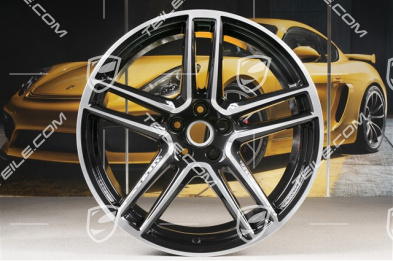 20" Felgensatz "Macan Turbo", 9J x 20 ET26 + 10J x 20 ET19, BORBET, tiefschwarz-metallic