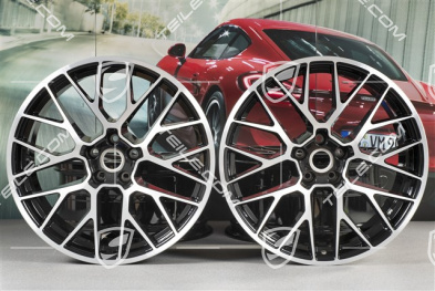 20-inch alloy wheel RS-Spyder Design, 9J x 20 H2 ET 26 + 10J x 20 H2 ET19, black high gloss
