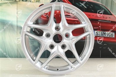 17" Komplet felg Boxster III, przednie 7J x 17 ET55 + tylne 8,5J x 17 ET40