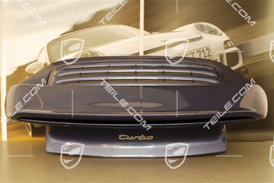 Spoiler tylny Turbo S, zawiera maskę tył (pokrywa silnika), bez kratek