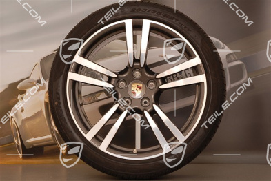 21-inch Turbo II summer wheel set, wheels 10J x 21 ET 50 + NEW summer tyres 295/35 R 21 107Y XL, without TPMS