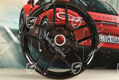 19" felga Carrera S II, 8J x 19 ET57, czarny połysk