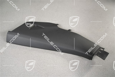 Verkleidung, hinten, Schwarz, L