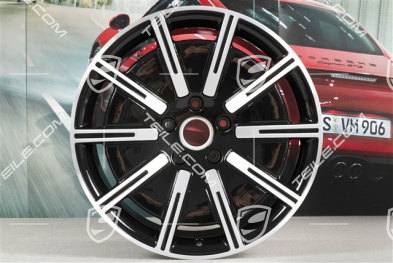 20-inch wheel rim Sport Aero, 11J x 20 ET60, black high gloss + glossy Surface