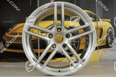 19-inch disc wheel Felge Carrera, 11J x 19 ET48, Brilliant silver