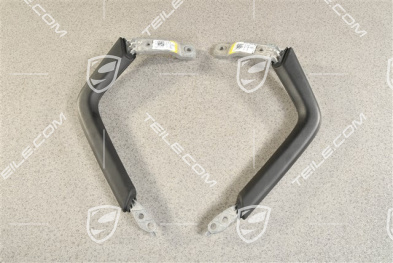 Haltergriff Satz, mittelkonsole, Leder, Schwarz, L+R