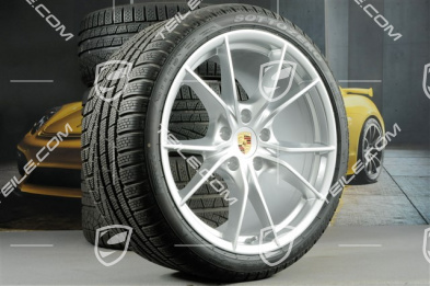 20-inch winter wheels set Carrera S (IV), rims 8,5J x 20 ET49 + 11J x 20 ET56 + NEW Pirelli Sottozero II winter tyres 245/35 R20 + 295/30 R20