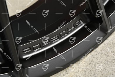 21" felga lekkiej konstrukcji 911 Carrera, 11,5J x 21 ET67, czarny satynowy półmat