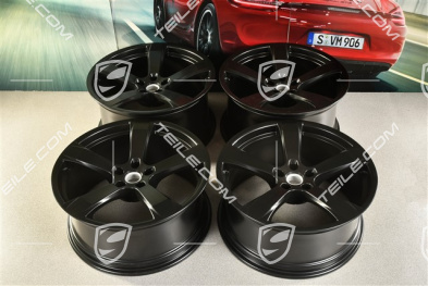20" komplet felg "Macan Sport", 9J x 20 ET26 + 10J x 20 ET19, czarny satynowy półmat