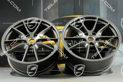 20" Felgensatz Carrera S III, 8J x 20 ET57 + 9,5J x 20 ET45, in Platinum