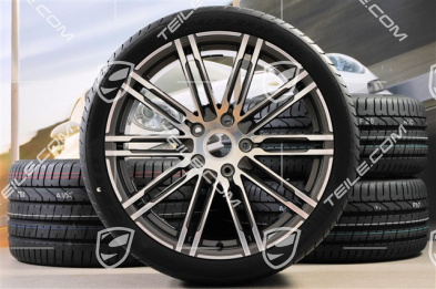 20-inch Turbo III summer wheel set, 8,5J x 20 ET51 + 11J x 20 ET70, tyres 245/35 ZR20 + 295/30 ZR20, without TPM