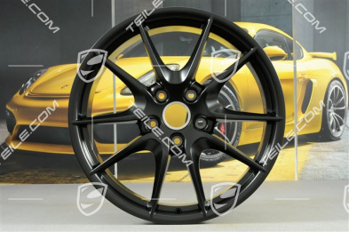 20" wheel rim, Carrera S III, 8J x 20 ET57, black silky gloss / mat