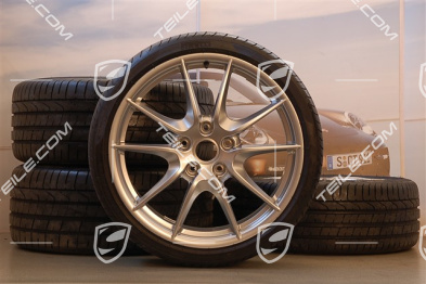 20-inch Carrera S (III) summer wheel set, 8J x 20 ET57 + 9,5J x 20 ET45, Pirelli summer tyres 235/35 ZR20 + 265/35 ZR20