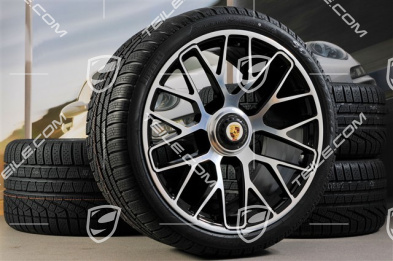 20" Turbo S Koła zimowe komplet do Turbo S / GTS, centralnie mocowane, felgi 8,5J x 20 ET51 + 11J x 20 ET59 + opony zimowe Pirelli Sottozero II 245/35 R20+295/30 R20, czujniki ciśnienia