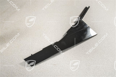 Door C-pillar outer cover, Black, R