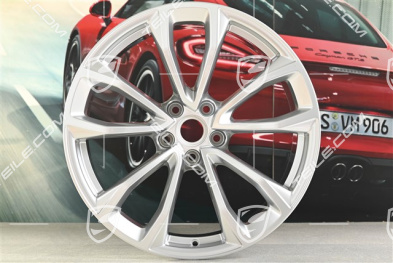 19-inch wheel rim Macan Design-Rad, 9J x 19 ET21, brilliant chrome