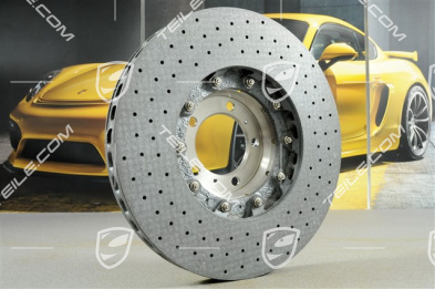 PCCB Brake disc, Panamera 4 GTS / Turbo / Turbo S MK1, R