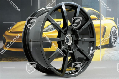 20" Carrera Classic (II) Felgensatz, Felgen 8,5 J x 20 ET49 + 11,5 J x 20 ET56, in Schwarz