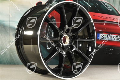 20-inch wheel rim Cayenne Design, 10,5J x 20 ET55, black high gloss