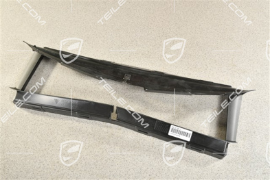 GT4, Front bumper Air guide inlet / duct / cover centre, Satin black