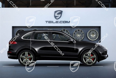 21" Sport Classic summer wheels set, rims 10J x 21 ET50 + summer tyres 295/35 R21, Platinum