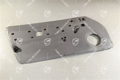Panel wykończeniowy drzwi, skóra syntetyczna, klasyczna szarość, L