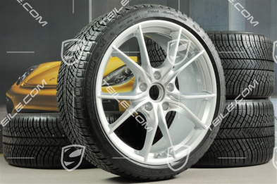 20" koła zimowe, komplet Carrera S  (IV), felgi 8,5J x 20 ET49 + 11J x 20 ET56 + opony zimowe Michelin Pilot Alpin PA4 N1 245/35 R20 + 295/30 R20