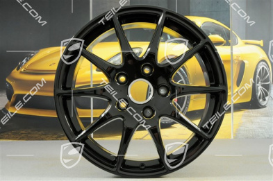 18" Panamera S Felgensatz, 8J x 18 ET59 + 9J x 18 ET53, schwarz hochglanz