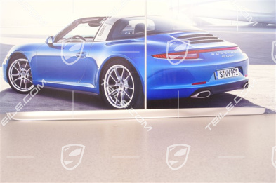 Rear lid trim / moulding, Aluminium package, Galvano Silver
